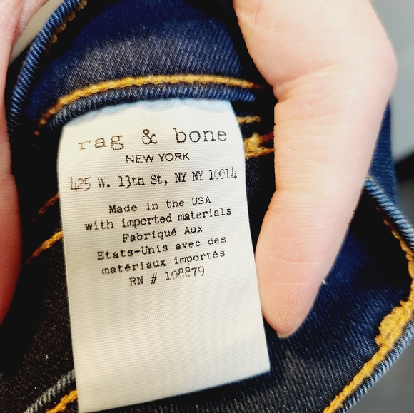 Rag & Bone denim skinny jeans - Picture 3 of 3